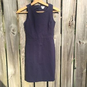 J. By J. Crew Navy Blue Sleeveless Dress NWOT
